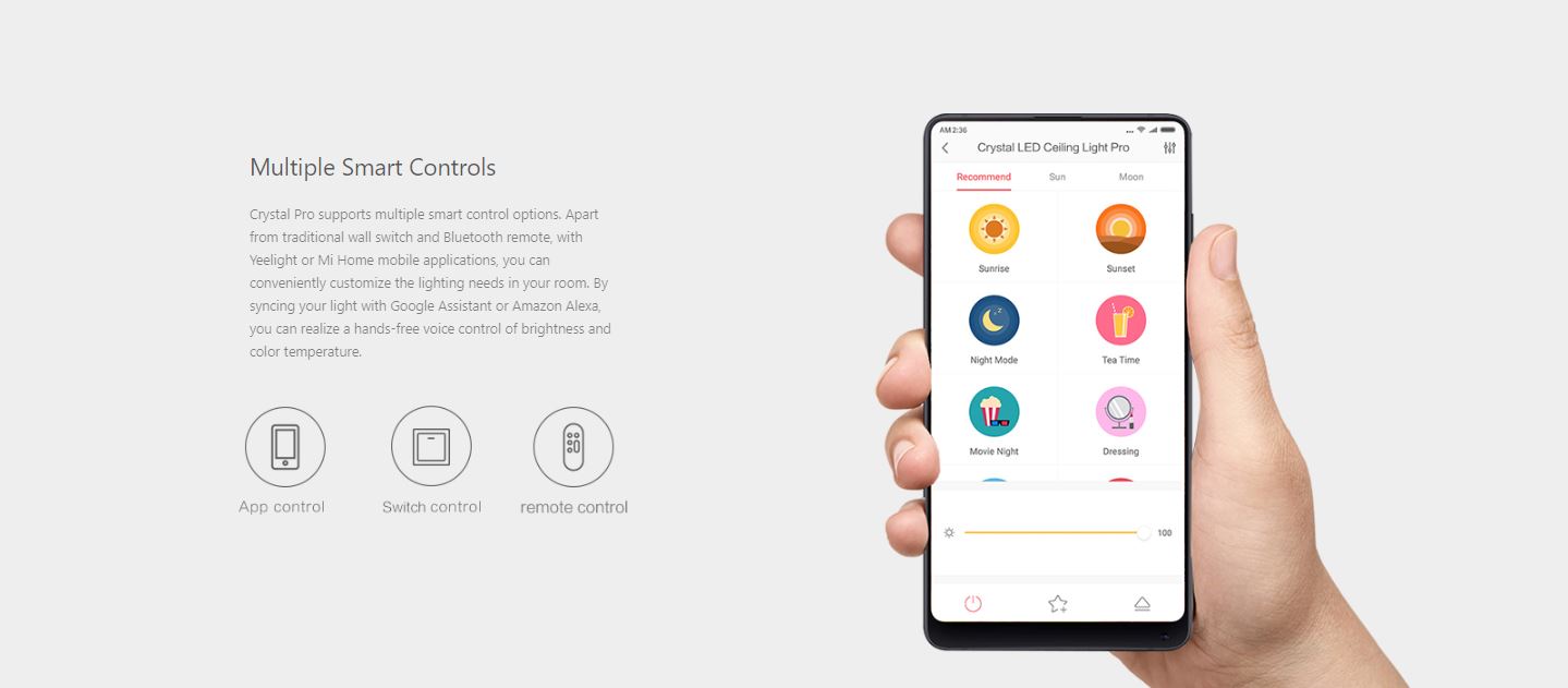 Yeelight Jade LED Ceiling Light PRO (Star/White Finish)