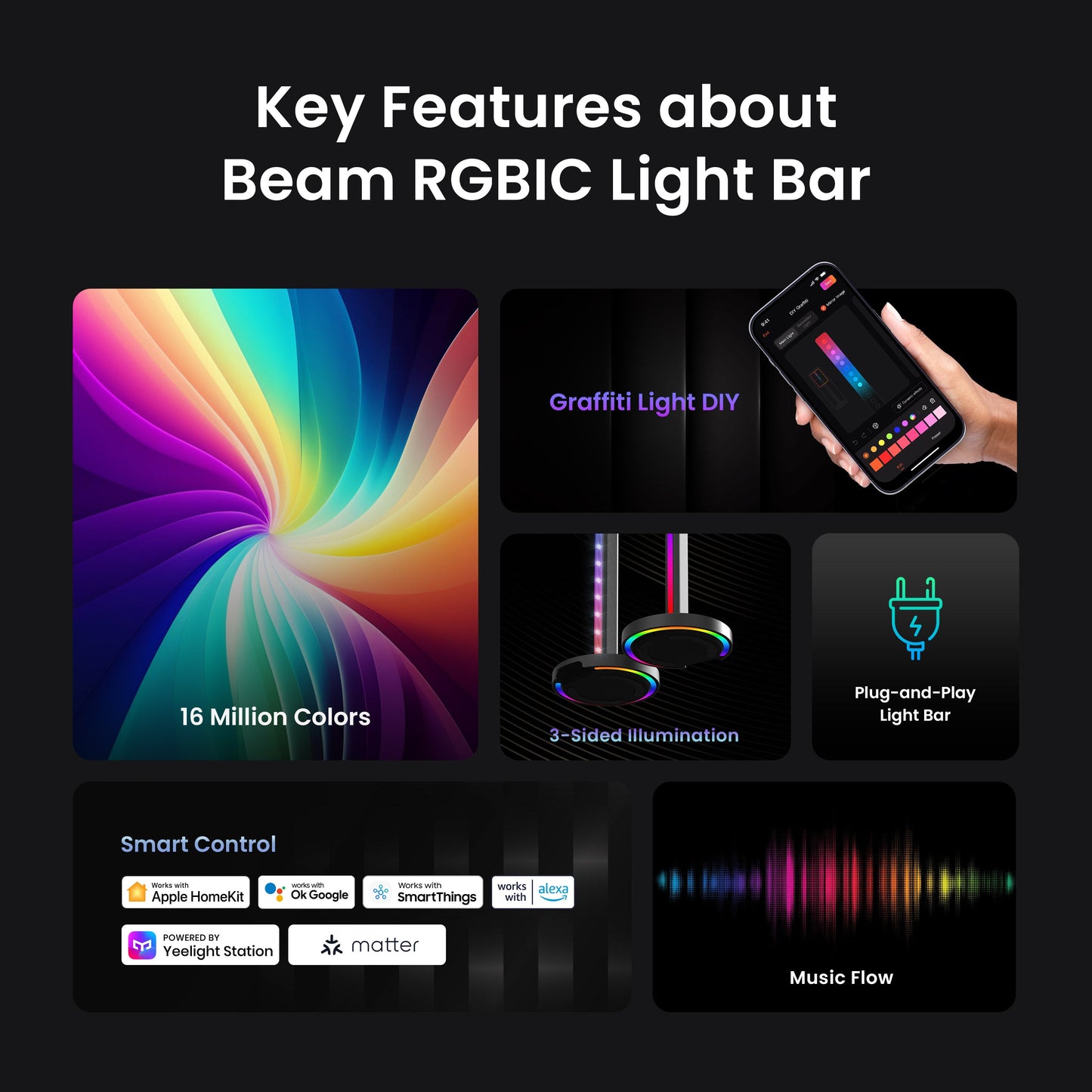 Yeelight Beam RGBIC Light Bar