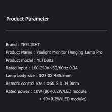 Load image into Gallery viewer, Yeelight LED Screen Light Bar Pro

