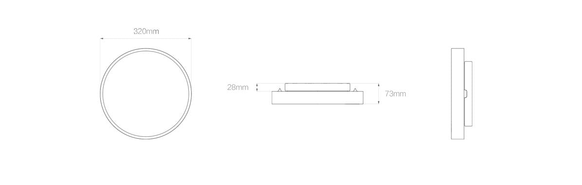 Yeelight Luna Pro White LED Ceiling Light
