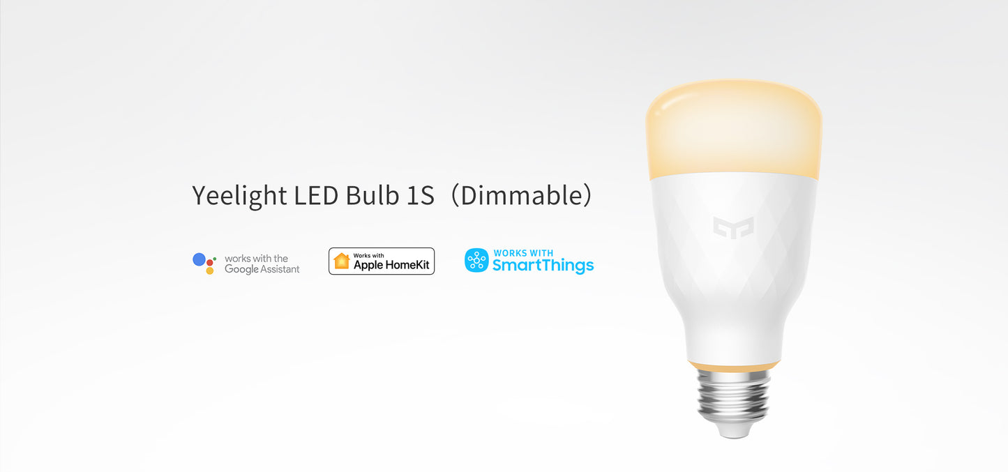 Yeelight Smart LED Bulb 1S (White Dimmable)