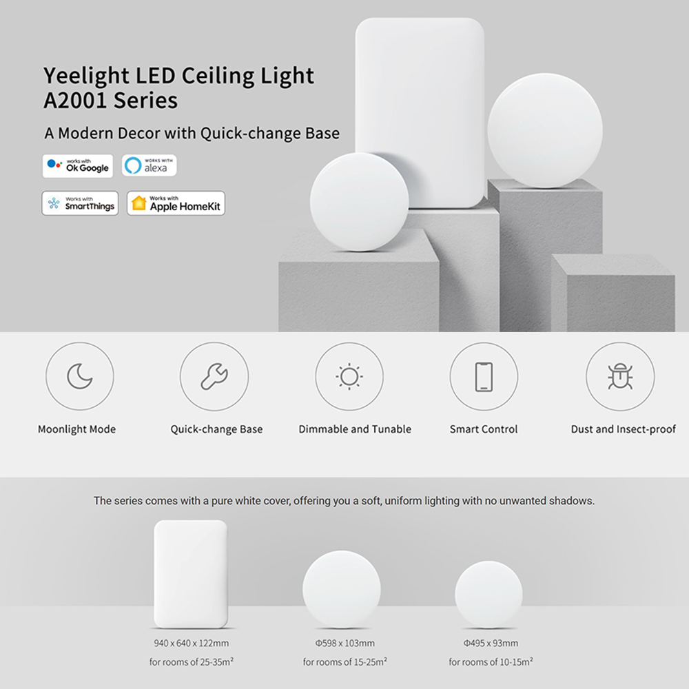 Yeelight Hope 450C/550C LED Ceiling Light
