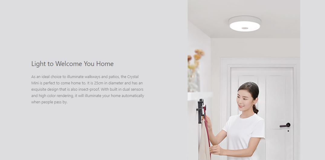 Yeelight Crystal Mini LED Ceiling Light (Non-Smart)