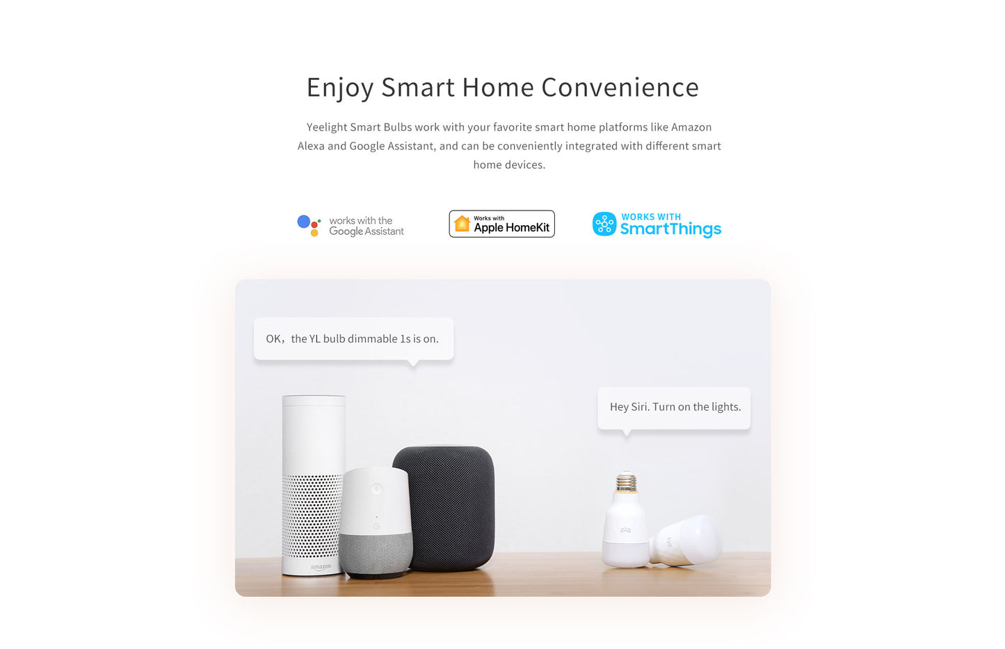 Yeelight Smart LED Bulb 1S (White Dimmable)