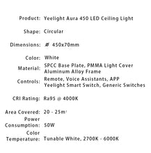 Load image into Gallery viewer, Yeelight Aura LED Ceiling Light 450
