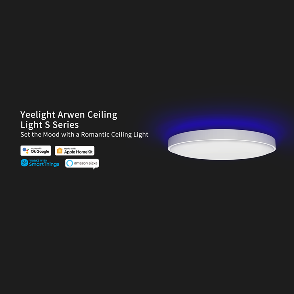 Yeelight Arwen 450S/550S LED Ceiling Light (Ambience Backlight) - works with HomeKit