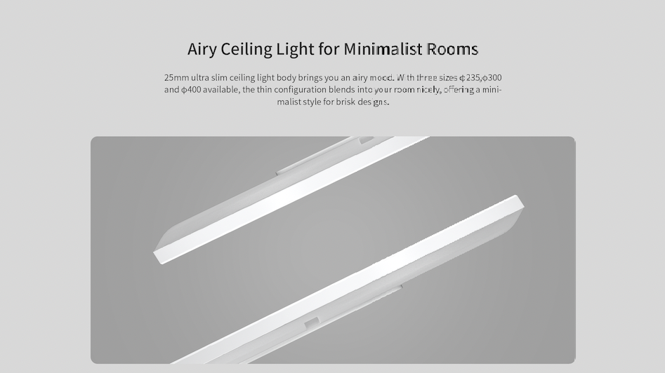 Yeelight Comet Ceiling Light with Ambient Light (Comet 235C / Comet 300C / Comet 400C)